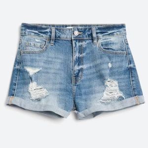 Studio Blue Kara High Wasted Cuffed Jean Short